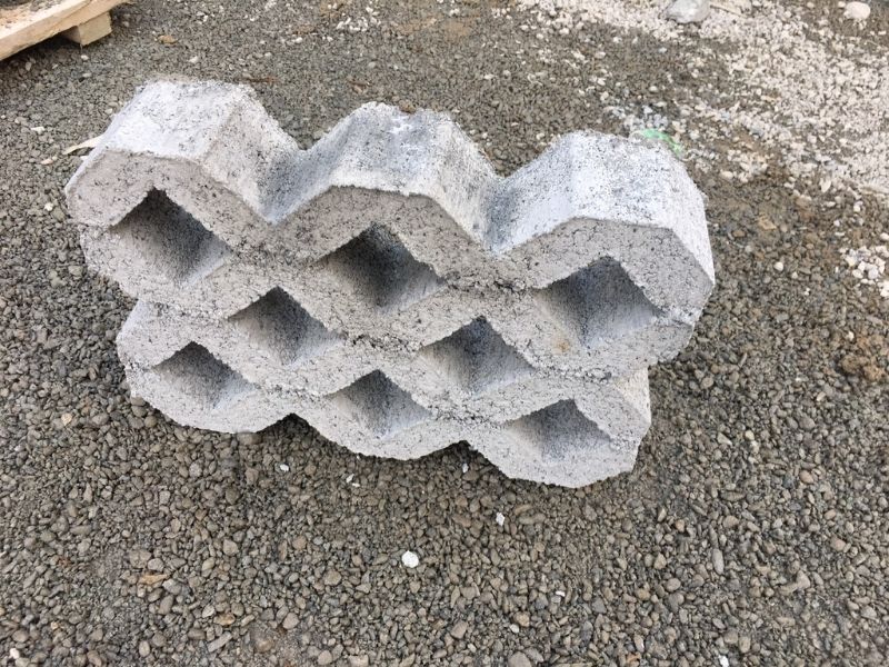 Gạch block trồng cỏ