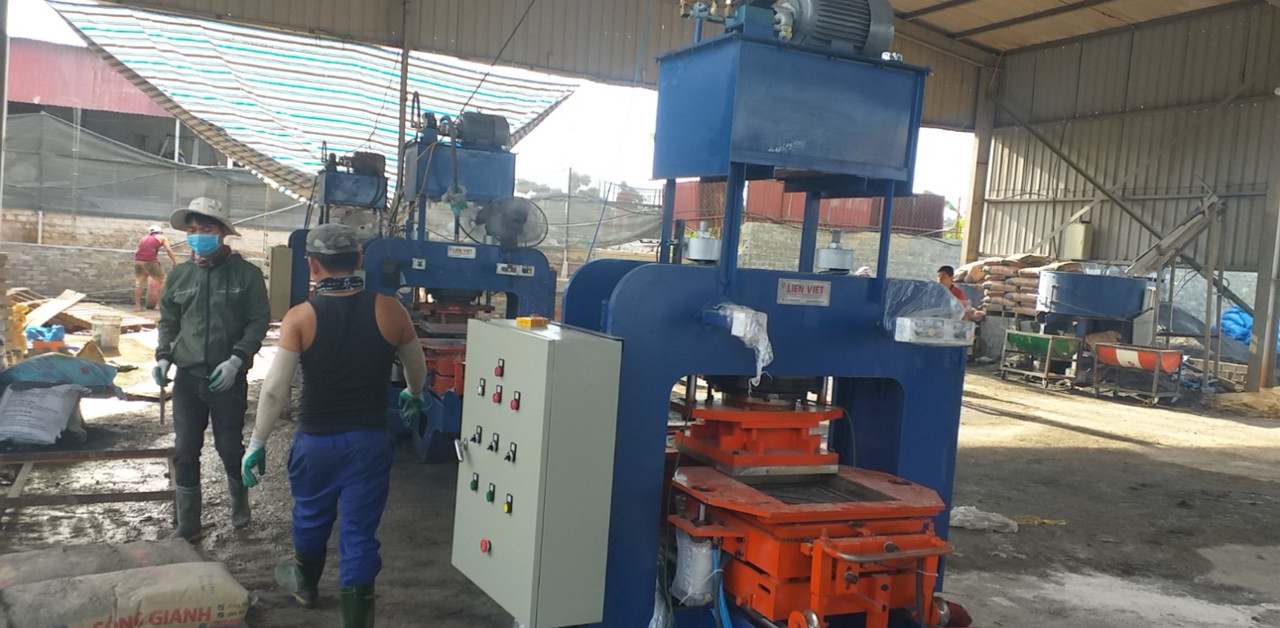 Máy ép gạch terrazzo